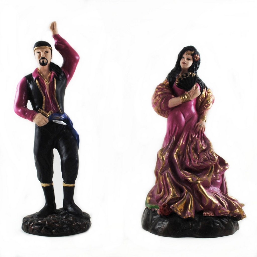 Casal de Ciganos Rosa Pequeno