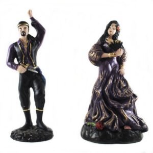 Casal de Ciganos Roxo Pequeno