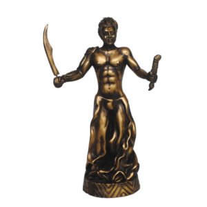 Orixá Xoroquê Medio Dourado