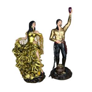 Casal de Ciganos Dourado Médio