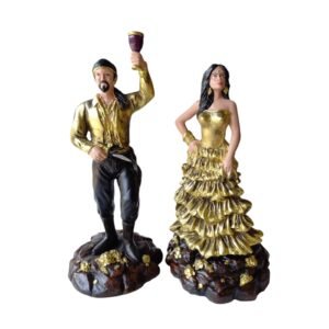 Casal de Ciganos Pequeno Dourado (Novos)