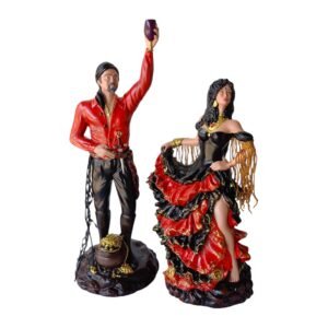 Casal de Ciganos Vermelho e Preto Médio