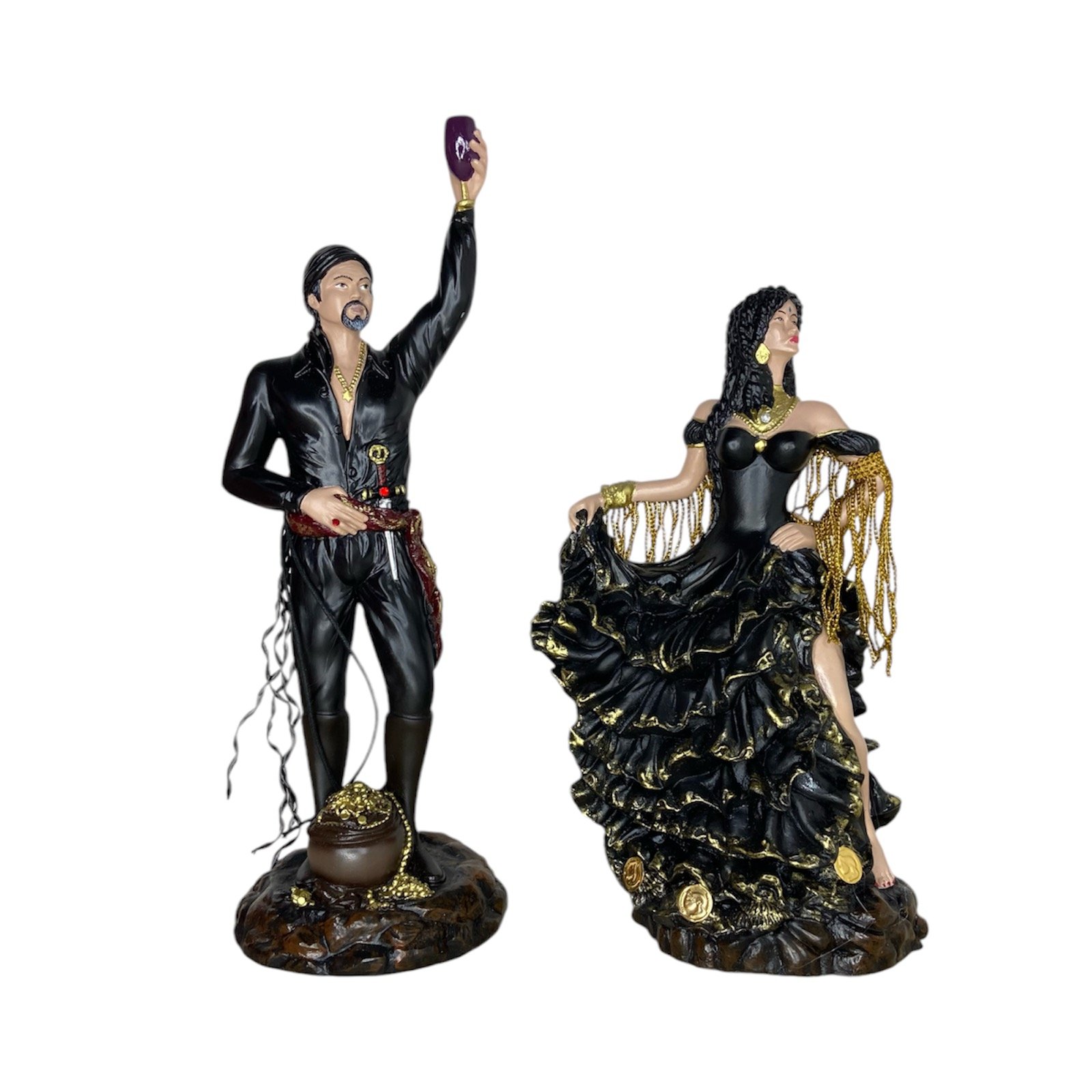 Casal de Ciganos Preto Médio